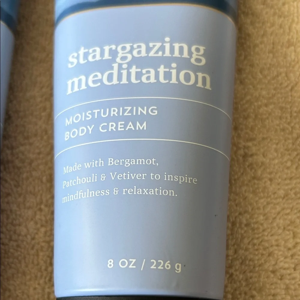 Bath & Body Works Stargazing Meditation Body Cream - Blue and Black - Picture 2 of 3